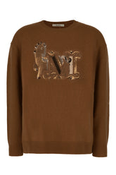 Maglione in misto lana marrone -  | Wise