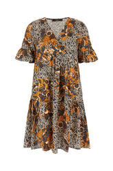 Printed cotton dress -  | Wise