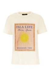 T-shirt in cotone sabbia -  | Wise
