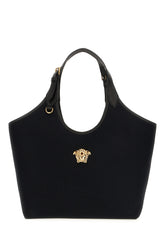 Borsa shopping La Medusa in tela nera -  | Wise