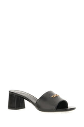 Mules in nappa nera -  | Wise