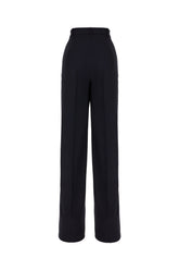 Pantalone in lana blu notte -  | Wise