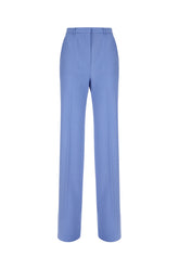 Pantalone in lana azzurro ceruleo -  | Wise