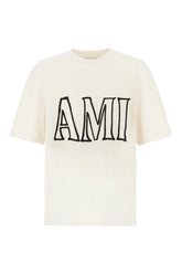 T-shirt in cotone avorio -  | Wise