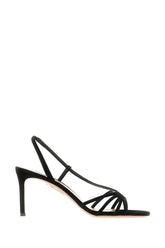 Sandali Talk To Me in pelle scamosciata nera -  | Wise