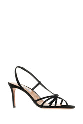 Sandali Talk To Me in pelle scamosciata nera -  | Wise