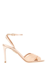 Scarpe con tacco in raso rosa carne -  | Wise