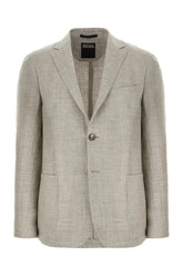 Giacca in misto seta ricamata -  | Wise