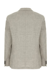 Giacca in misto seta ricamata -  | Wise