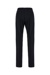 Pantalone in lana blu notte -  | Wise