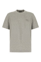 T-shirt in cotone grigio melangé -  | Wise