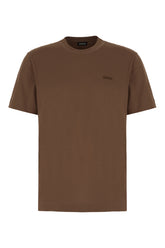 T-shirt in cotone marrone -  | Wise