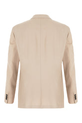 Giacca in misto lana stretch cappuccino -  | Wise