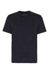 T-shirt in cotone blu notte -  | Wise