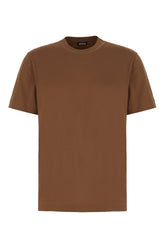 T-shirt in cotone marrone -  | Wise