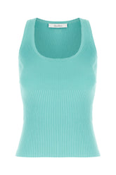 Canotta in misto viscosa verde acqua -  | Wise