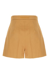 Shorts in cotone stretch caramello -  | Wise