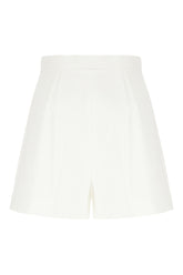 Bermuda in cotone stretch bianco -  | Wise