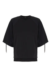 Blusa in misto nylon stretch nero -  | Wise