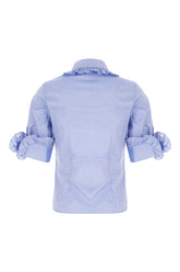 Blusa in cotone azzurro -  | Wise