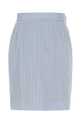 Gonna in misto cotone stretch stampato -  | Wise