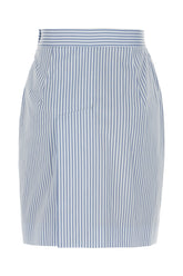 Gonna in misto cotone stretch stampato -  | Wise