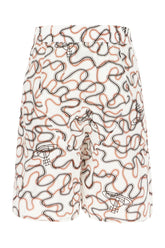 Bermuda in cotone stampato -  | Wise