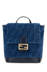 Zaino in velluto blu -  | Wise