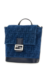 Zaino in velluto blu -  | Wise