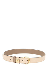 Cintura reversibile in pelle rosa cipria -  | Wise