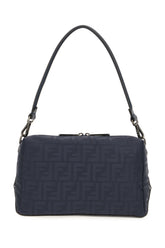 Borsa a spalla Lui Medium in tela blu notte -  | Wise