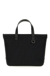 Borsa a mano in nylon nero -  | Wise