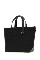Borsa a mano in nylon nero -  | Wise
