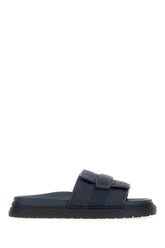 Slippers Chunky in tessuto blu navy -  | Wise