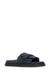 Slippers Chunky in tessuto blu navy -  | Wise