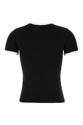 T-shirt in cotone nero -  | Wise