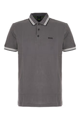 Graphite piquet polo shirt -  | Wise