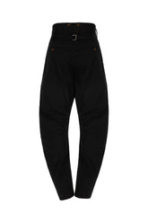 Pantalone in cotone stretch nero -  | Wise