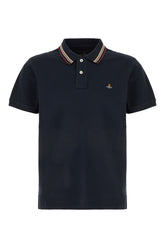 Polo in piquet blu notte -  | Wise