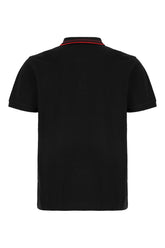 Polo in piquet nero -  | Wise