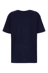 T-shirt in cotone blu notte -  | Wise