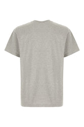 T-shirt in cotone grigio melangé -  | Wise