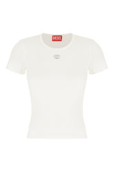 T-shirt T-Elle in cotone stretch bianco -  | Wise