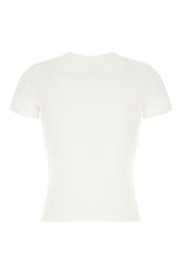 T-shirt T-Elle in cotone stretch bianco -  | Wise