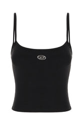 Top in cotone stretch nero -  | Wise