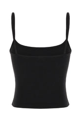 Top in cotone stretch nero -  | Wise