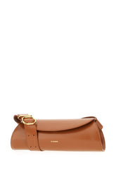 Borsa a spalla Cannolo piccola in pelle cognac -  | Wise