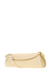 Borsa a tracolla Cannolo piccola in pelle beige -  | Wise