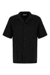 Camicia in misto viscosa nera -  | Wise