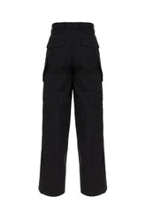 Pantalone in cotone stretch nero -  | Wise